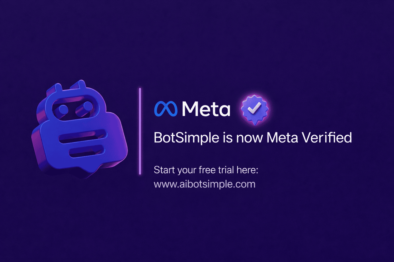 Meta Verified AI agents for business automation - BotSimple