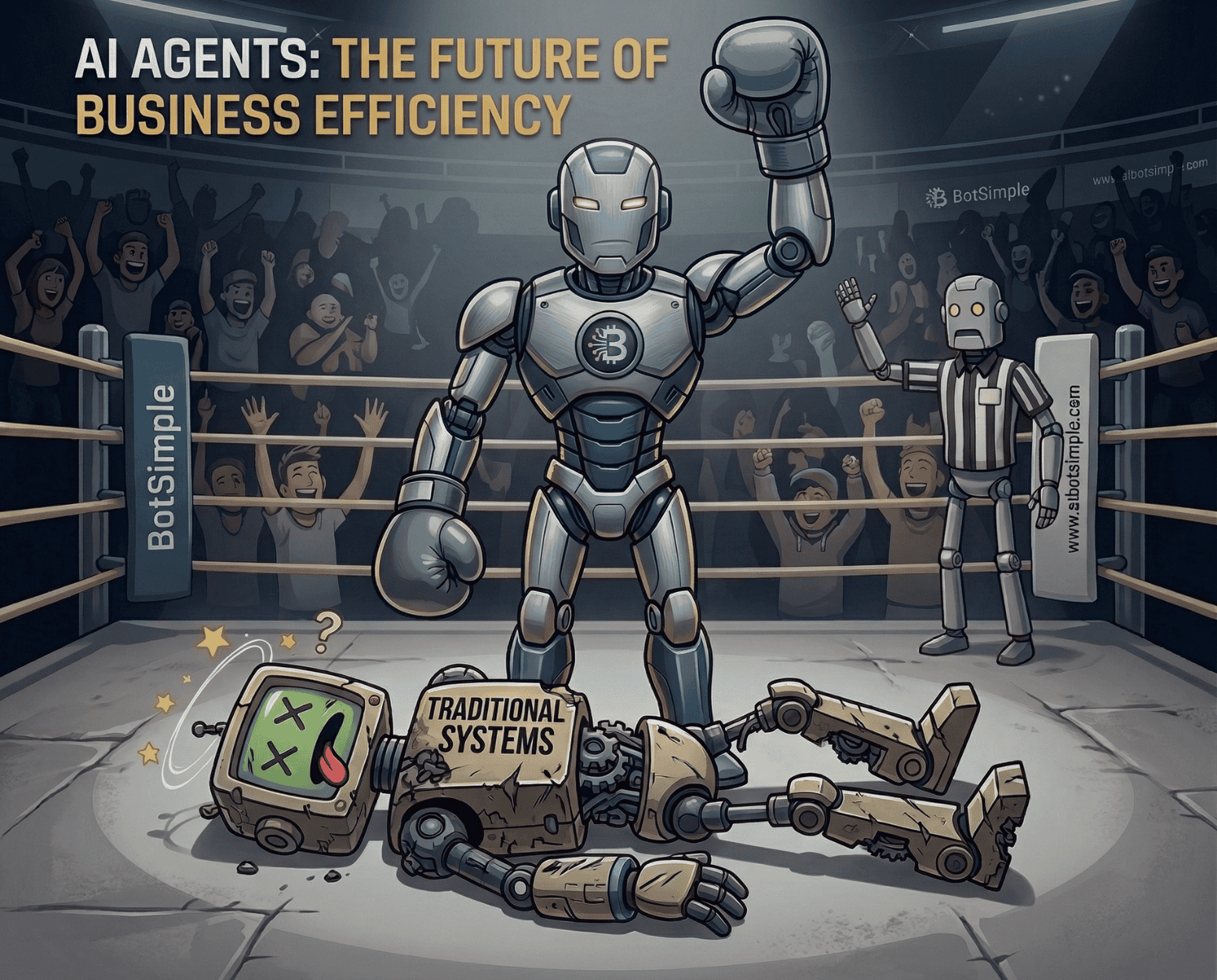 AI agent outperforming traditional systems, representing business efficiency, automation, and modern lead handling in 2026