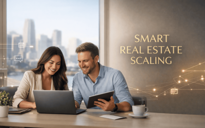 Real Estate AI Agents helping professionals scale efficiently in a modern office environment