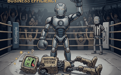 AI agent outperforming traditional systems, representing business efficiency, automation, and modern lead handling in 2026